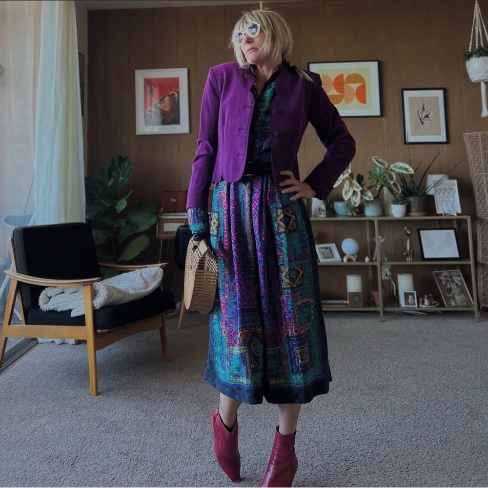 Patterned Dress - image 2